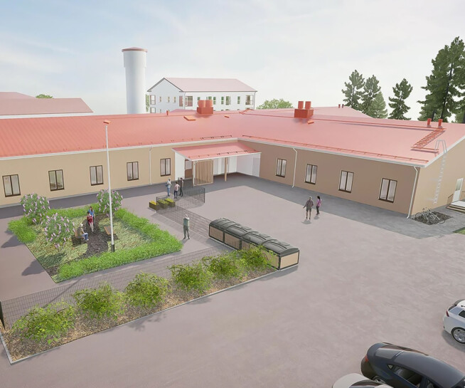 Palvelukoti Kallio havainnekuva Axel Mörnen katu, Seinäjoki